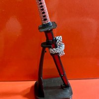 Нож,меч,сабя,Катана-за писма с стойка и кания, снимка 10 - Играчки за стая - 34191183