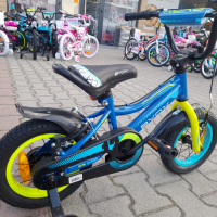 BYOX Велосипед 12" PRINCE син, снимка 6 - Велосипеди - 44583884