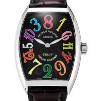 Мъжки луксозен часовник Franck Muller Crazy Hours black, снимка 1 - Мъжки - 16678455