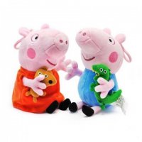 Плюшена играчка Peppa Pig - Прасенцето Пепа, 33 cm, снимка 1 - Плюшени играчки - 31155319