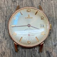 LANCO Ancre Small Second Hand 17 Rubis, снимка 1 - Мъжки - 42427443