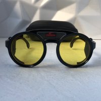 Carrera Мъжки слънчеви очила с кожа кръгли, снимка 3 - Слънчеви и диоптрични очила - 40539667