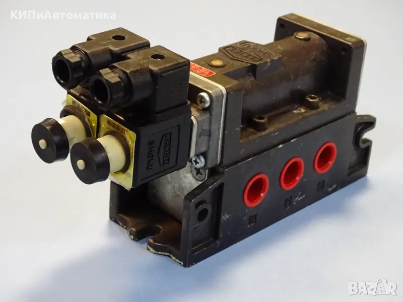 пневматичен разпределител SHOKU-HERION 5BC-04F solenoid valve 100VAC, снимка 1