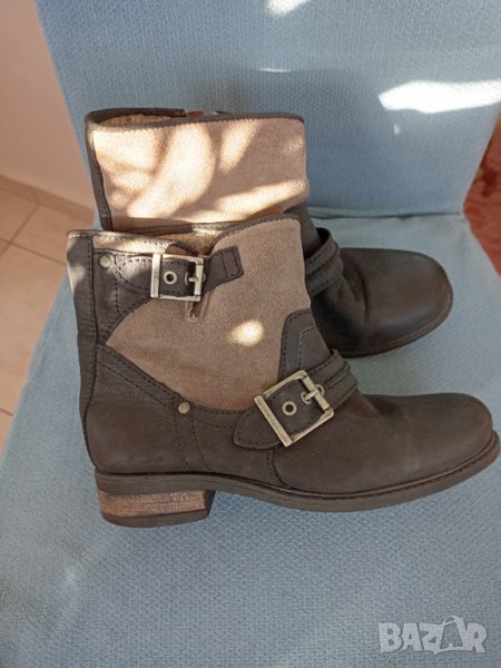 Боти естествена кожа 37 дамски , снимка 1