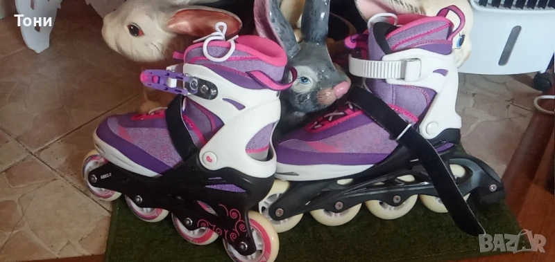 Детски/дамски ролери в лилаво, снимка 1