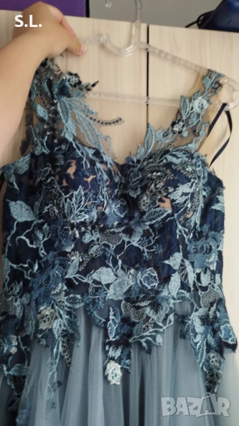 Официална бална рокля "три нюанса синьо", снимка 1