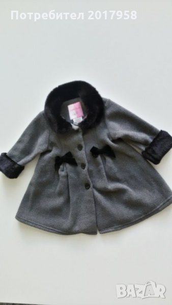 Елегантно детско палто 18-24  месеца, снимка 1