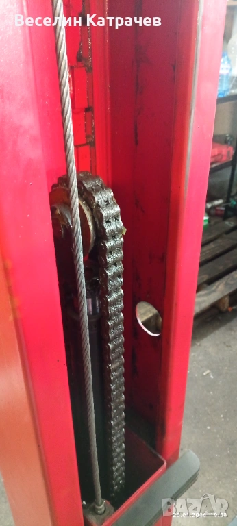 Двуколонен подемник с долна синхронизация, снимка 1