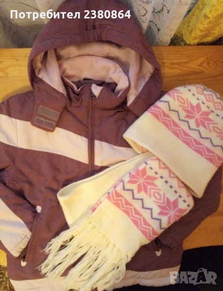 Плътно зимно яке за момиченце, снимка 1