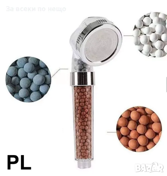 СПА душ слушалка с германиий и турмалин., снимка 1