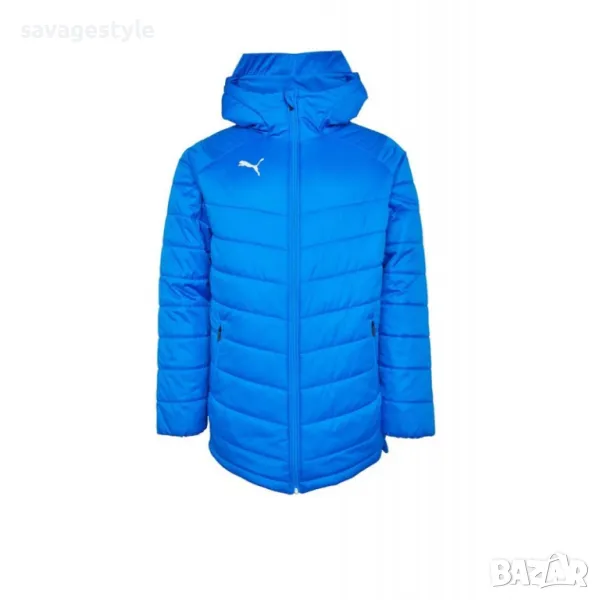 Мъжко зимно яке PUMA Liga Sideline Bench Jacket Blue, снимка 1