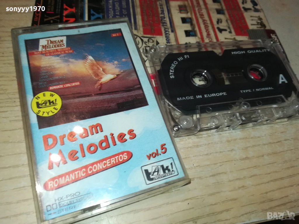 DREAM MELODIES-TAPE 1911251734, снимка 1