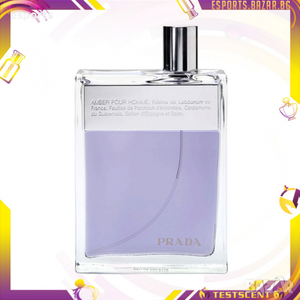 Мъжки парфюм Prada Amber Pour Homme EDT тестер 100мл тоалетна вода, снимка 1