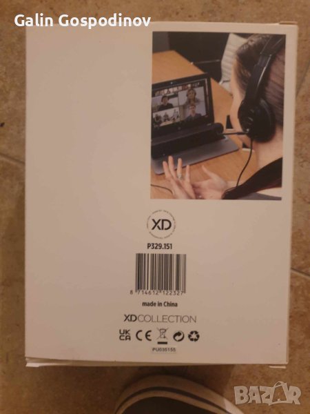  Слушалки XD Design, Микрофон, 2 метра USB кабел, снимка 1