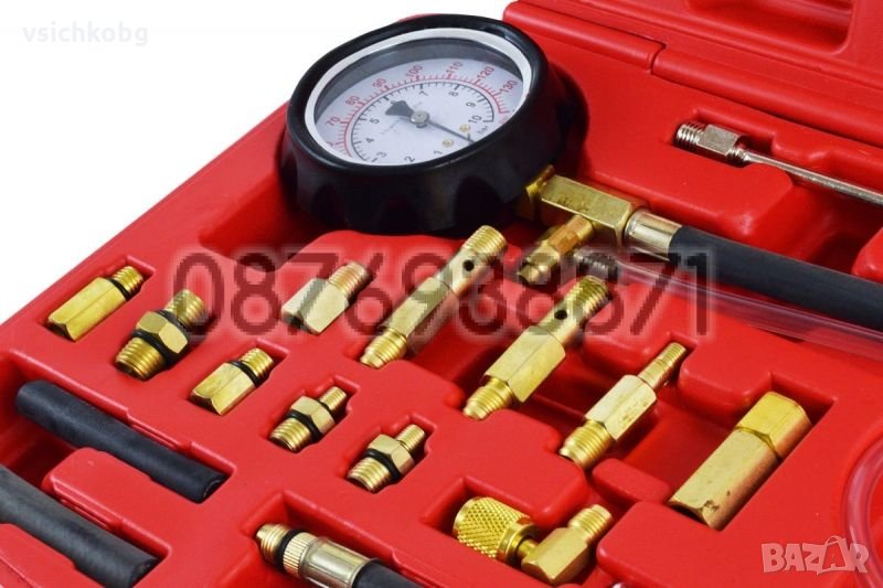Професионален компресомер за измерване налягането на маслото и бензина, снимка 1