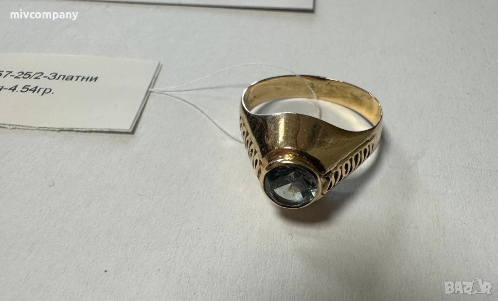 Златен пръстен 4.54гр., снимка 1