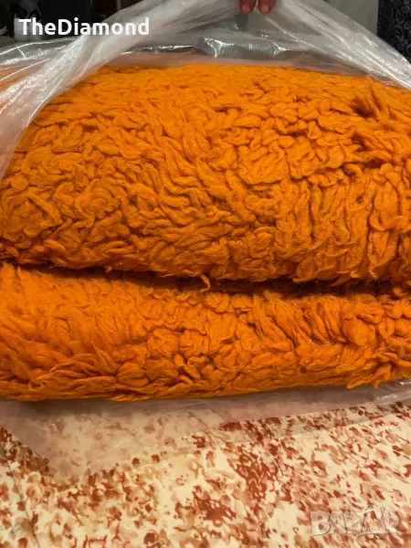 Губер за спалня (оранжев), снимка 1