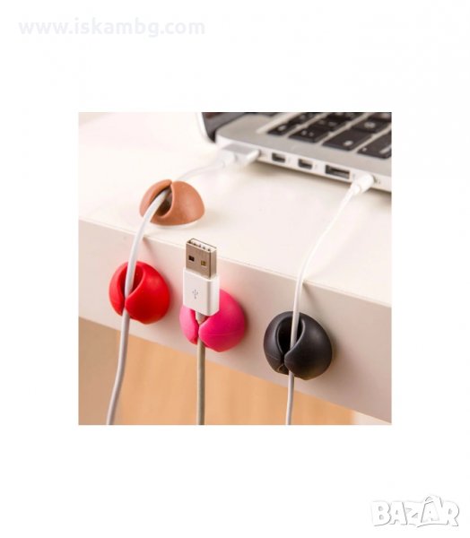 ДЪРЖАЧ ЗА КАБЕЛИ КОМПЛЕКТ ОТ 4 БР. - код 2105, снимка 1