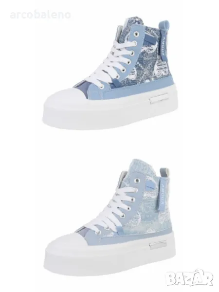 Дамски високи кецове, 2цвята , снимка 1