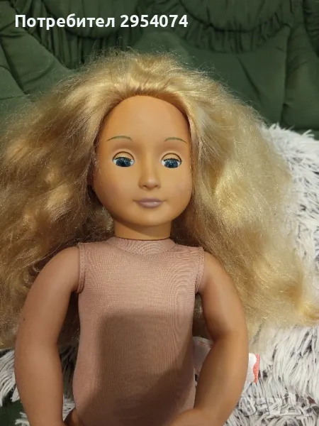 Кукла Battat Our Generation. Руса коса в страхотна форма. Много хубава кукла. синьо око, снимка 1