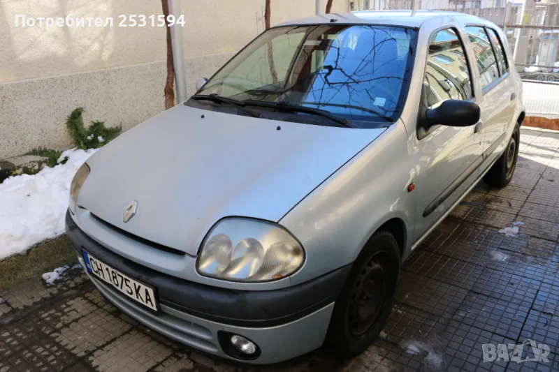Renault Clio 1.2 , 60 к.с. , Бензин, 2000 г. в много добро състояние, снимка 1