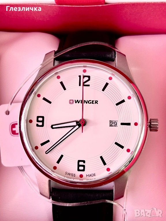 Оригинален швейцарски кварцов часовник Wenger, снимка 1