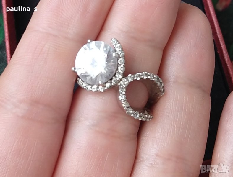 Изумителен сребърен пръстен проба 925 и житен клас , снимка 1