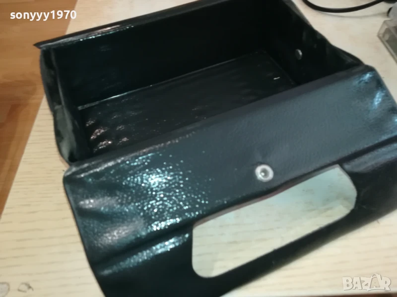 ПРАЗНА КОЖЕНА КУТИЯ ЗА КАСЕТИ ОТ СОЦА 1307251603, снимка 1