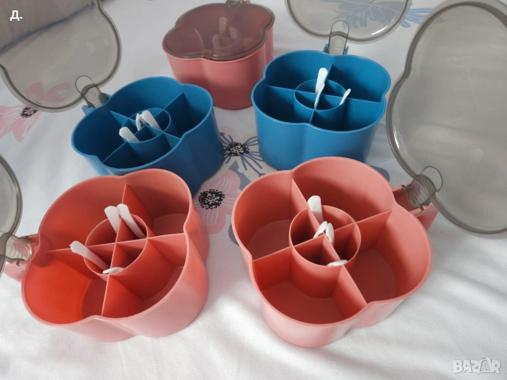 4в1 Кутии за Подправки с Лъжички | 5бр., снимка 1