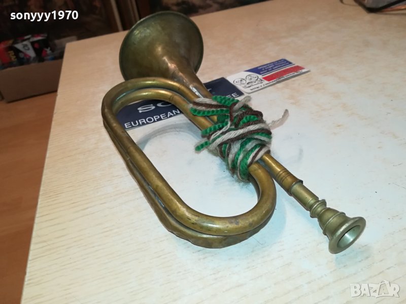 СТАРА-РЕТРО ТРЪБА-СВИРКА ОТ ГЕРМАНИЯ 1710231328, снимка 1