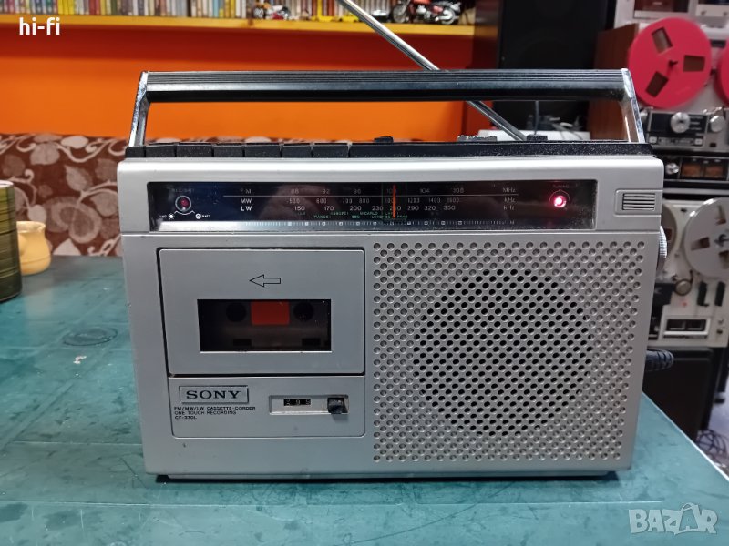 Радиокасетофон sony cf-370l, снимка 1