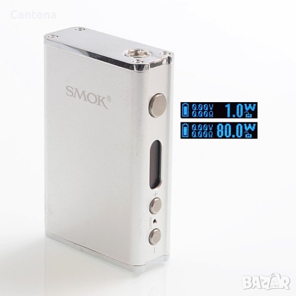 SMOK R80 80W 4400mAh TC VW Мод, неръждаема стомана + цинкова сплав, снимка 1