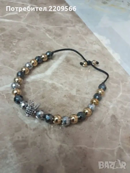 Гривна-полускъпоценни камъни, снимка 1
