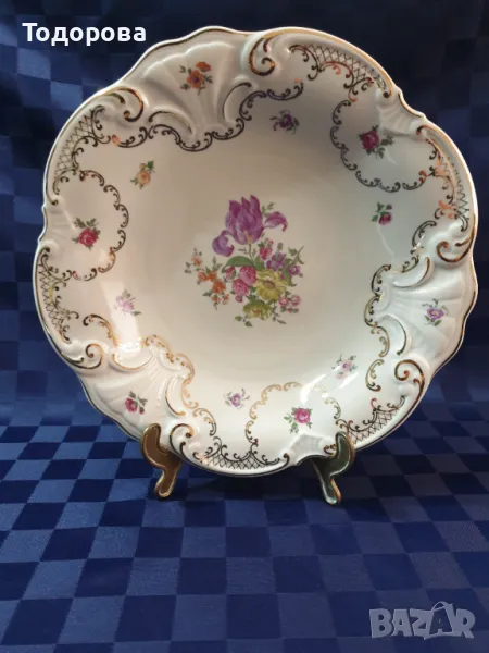 Старинно бароково  плато,фруктиера - Bavaria Mitterteich от 20-те години на миналия век, снимка 1