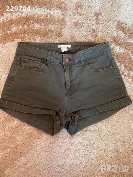 Дамски къси панталонки с висока талия H&M , снимка 1