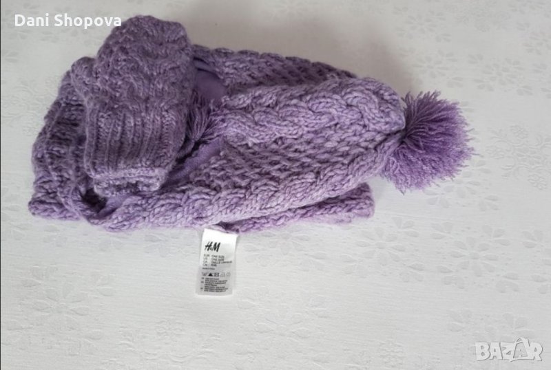 Комплект шал и ръкавици , снимка 1