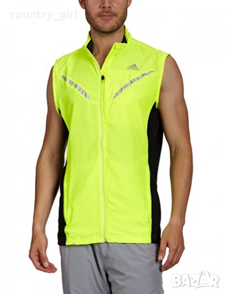 adidas Men's Gilet Yellow electricity - страхотен мъжки елек, снимка 1