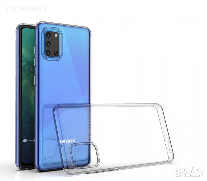 Samsung Galaxy A31 ултра тънък прозрачен гръб/кейс, снимка 1