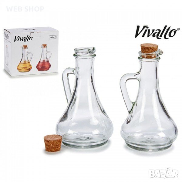 Стилен комплект за олио и оцет Vivalto, снимка 1