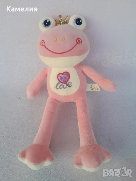 Плюшена жаба, 35см., снимка 1