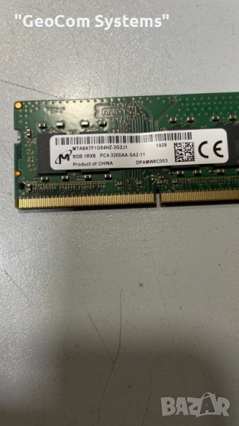 8GB (1x8GB) DDR4 Micron PC4-3200A (3200Mhz,CL-23,1.2V), снимка 1