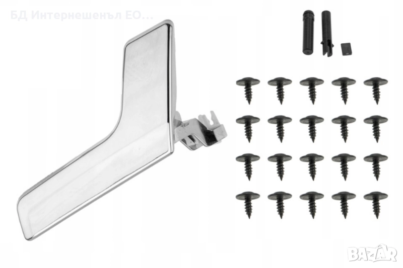 A2047201863  Вътрешна дръжка за дясна врата, Mercedes, C W204, GLK X204, Хром, снимка 1