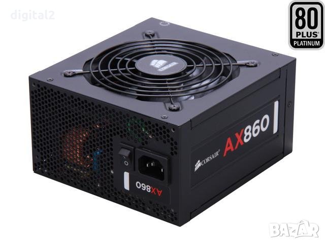 Захранване Corsair AX860 860W Platinum (CP-9020044) ново 24 м гаранция, снимка 1