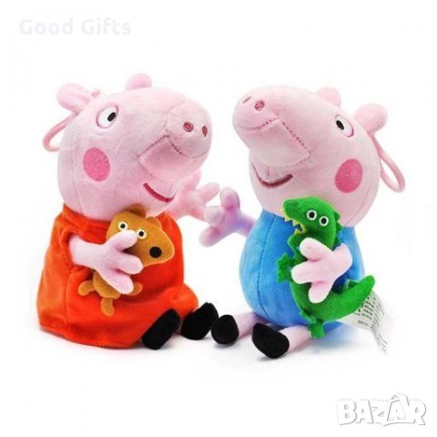 Плюшена играчка Peppa Pig - Прасенцето Пепа, 33 cm, снимка 1