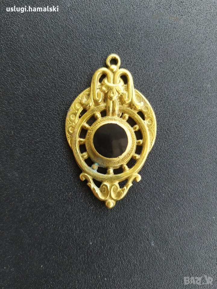 Старинен накит/медальон, снимка 1