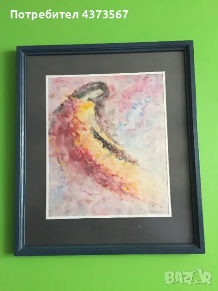 Картина „ЖЕНА“ , пастели, Художник: Ц. Саралиева, снимка 1