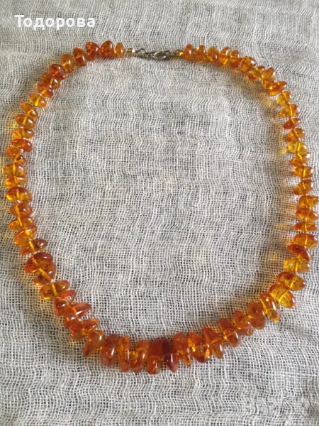 Колие от натурален Балтийски кехлибар, снимка 1