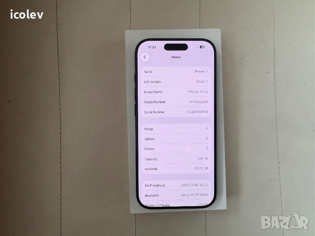 IPhone 16 Pro 128гб Black Titanium , снимка 4 - Apple iPhone - 54294410