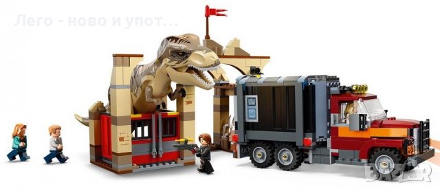 НОВО Lego Jurassic World - Бягство на Т-Рекс и Атросираптор (76948), снимка 3 - Конструктори - 39492806