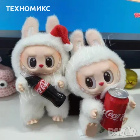 Фигурка Labubu PopMart Cola, произволен цвят, 20 см, снимка 12 - Колекции - 51338188